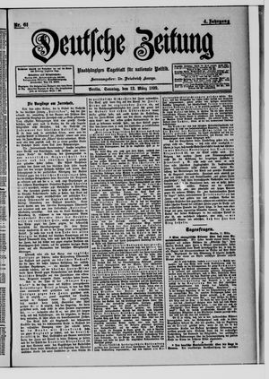 Deutsche Zeitung on Mar 12, 1899
