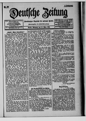 Deutsche Zeitung on Mar 15, 1899