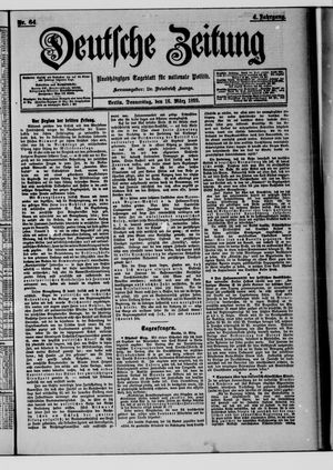 Deutsche Zeitung on Mar 16, 1899