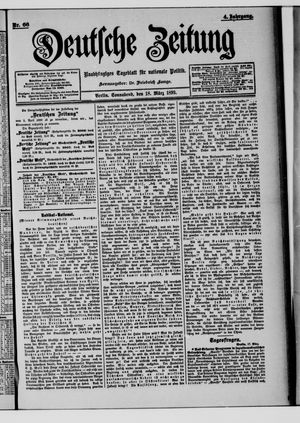 Deutsche Zeitung vom 18.03.1899
