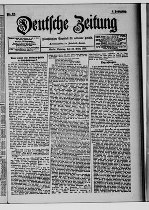 Deutsche Zeitung on Mar 19, 1899