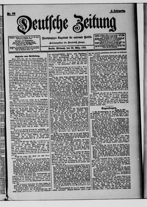 Deutsche Zeitung vom 22.03.1899