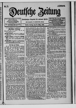 Deutsche Zeitung vom 24.03.1899
