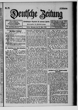Deutsche Zeitung vom 29.03.1899