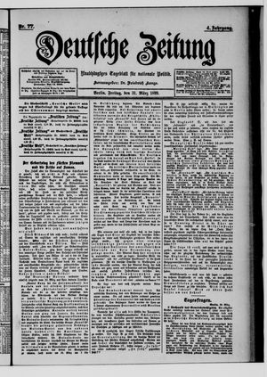 Deutsche Zeitung on Mar 31, 1899