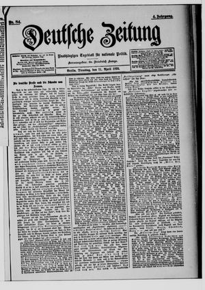 Deutsche Zeitung vom 11.04.1899