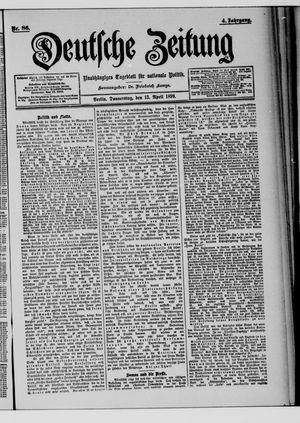 Deutsche Zeitung vom 13.04.1899