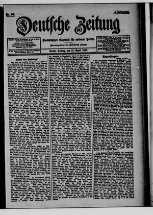 Deutsche Zeitung vom 21.04.1899