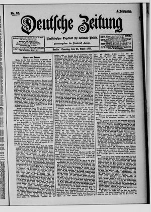 Deutsche Zeitung vom 23.04.1899