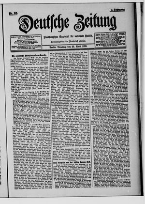 Deutsche Zeitung vom 25.04.1899
