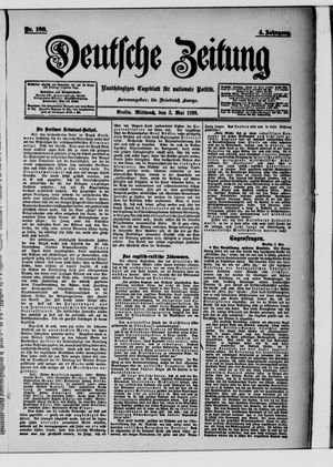 Deutsche Zeitung vom 03.05.1899