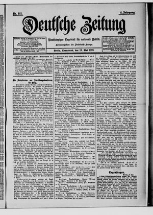 Deutsche Zeitung on May 13, 1899
