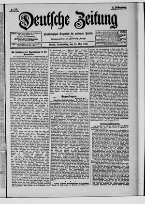 Deutsche Zeitung vom 18.05.1899