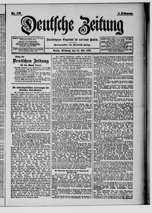 Deutsche Zeitung vom 24.05.1899