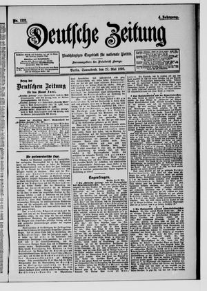 Deutsche Zeitung vom 27.05.1899