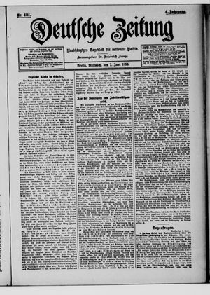 Deutsche Zeitung on Jun 7, 1899