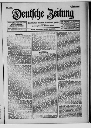 Deutsche Zeitung on Jun 10, 1899