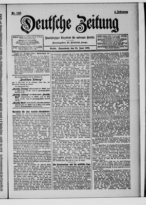 Deutsche Zeitung vom 24.06.1899