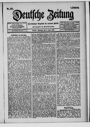 Deutsche Zeitung vom 02.07.1899