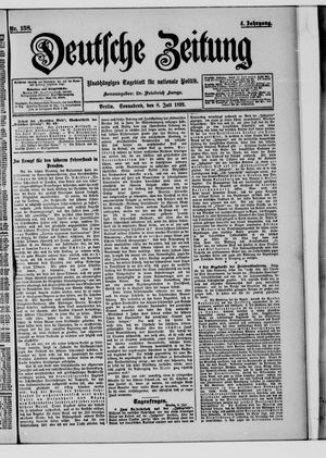 Deutsche Zeitung vom 08.07.1899