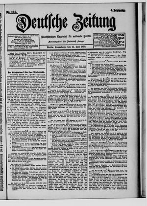 Deutsche Zeitung vom 15.07.1899