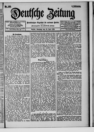 Deutsche Zeitung vom 16.07.1899