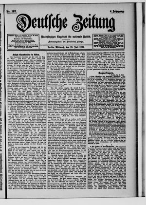 Deutsche Zeitung vom 19.07.1899