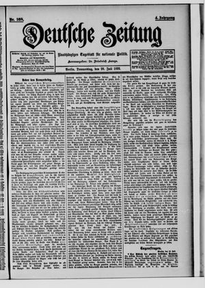 Deutsche Zeitung vom 20.07.1899