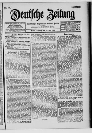 Deutsche Zeitung vom 23.07.1899