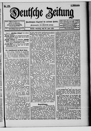 Deutsche Zeitung vom 25.07.1899