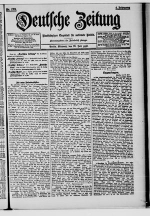 Deutsche Zeitung on Jul 26, 1899