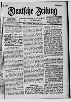 Deutsche Zeitung vom 29.07.1899