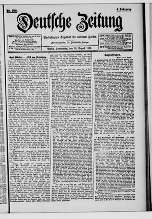 Deutsche Zeitung vom 10.08.1899