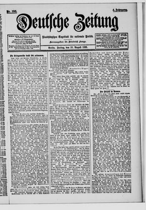 Deutsche Zeitung vom 18.08.1899