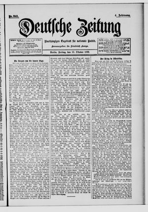 Deutsche Zeitung vom 13.10.1899