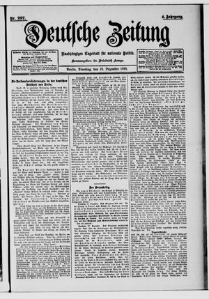 Deutsche Zeitung vom 19.12.1899