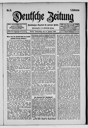Deutsche Zeitung vom 11.01.1900