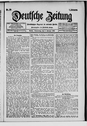Deutsche Zeitung vom 08.02.1900