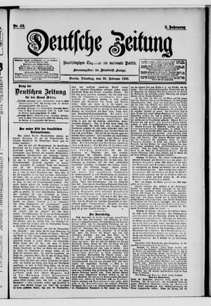 Deutsche Zeitung on Feb 20, 1900
