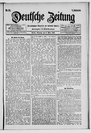 Deutsche Zeitung vom 06.03.1900