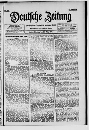 Deutsche Zeitung vom 13.03.1900