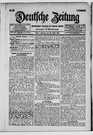 Deutsche Zeitung on Apr 29, 1900