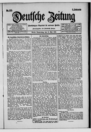 Deutsche Zeitung vom 10.05.1900