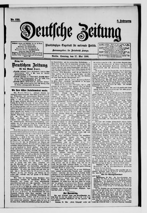 Deutsche Zeitung on May 27, 1900