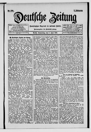 Deutsche Zeitung vom 07.06.1900