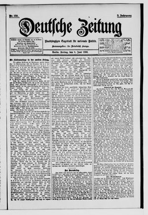 Deutsche Zeitung vom 08.06.1900