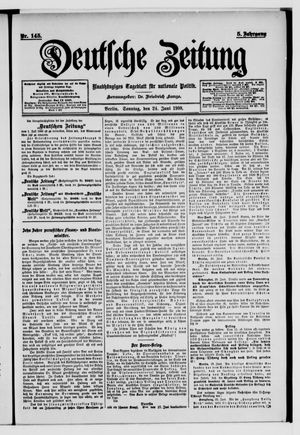 Deutsche Zeitung on Jun 24, 1900