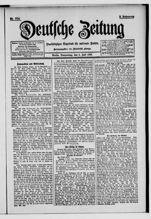 Deutsche Zeitung on Jul 5, 1900