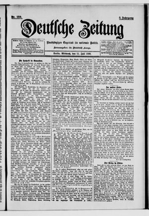 Deutsche Zeitung on Jul 11, 1900