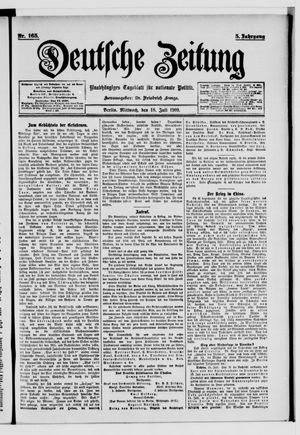Deutsche Zeitung vom 18.07.1900